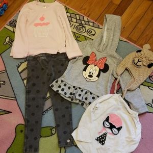 NWOT, 6 PC, 3T lot, baby Gap, Brums, Osh Kosh